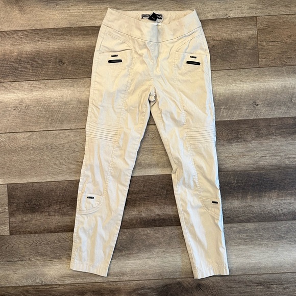 Jamie Sadock Women's Skinnylicious Pull-on Ankle Pants - Sand - Picture 2 of 8